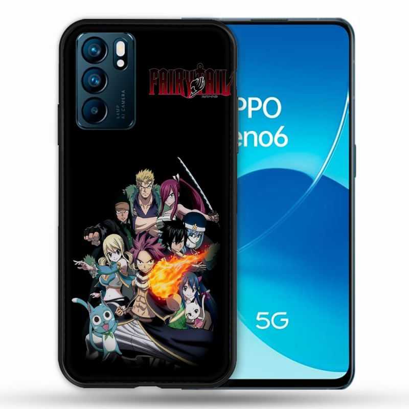 Coque Pour Oppo Reno 6 Manga Fairy Tail Logo Team