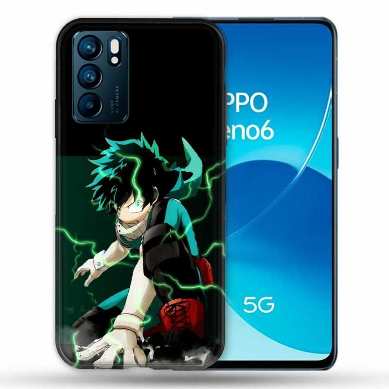 Coque Pour Oppo Reno 6 Manga My Hero Academia Deku