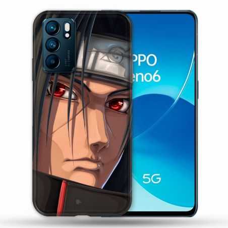 Coque Pour Oppo Reno 6 Manga Naruto Itachi Visage