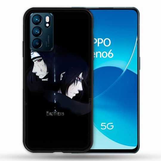Coque Pour Oppo Reno 6 Manga Naruto Sasuke Itachi