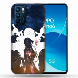 Coque Pour Oppo Reno 6 Manga SAO sword Art Online Asuna
