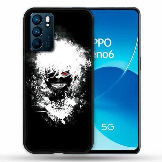 Coque Pour Oppo Reno 6 Manga Tokyo Ghoul Kaneki Tag