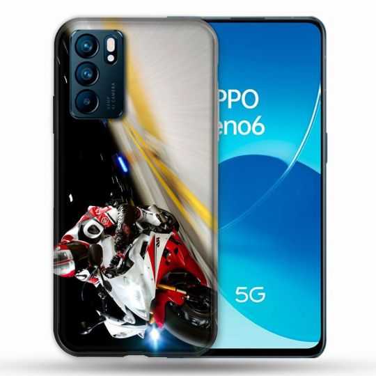 Coque Pour Oppo Reno 6 Moto Course GP R6