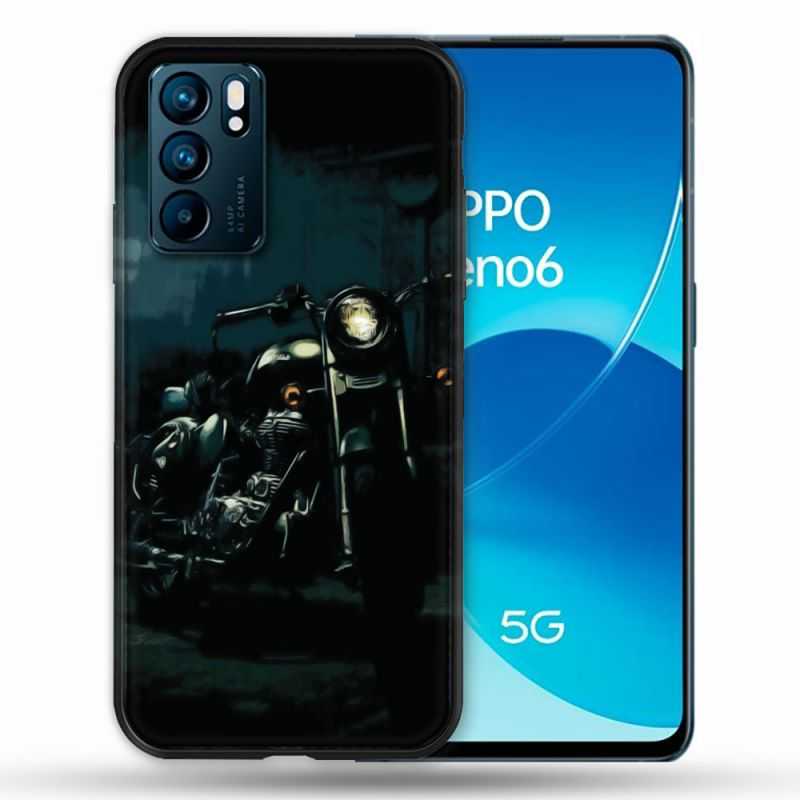 Coque Pour Oppo Reno 6 Moto Harley Vintage