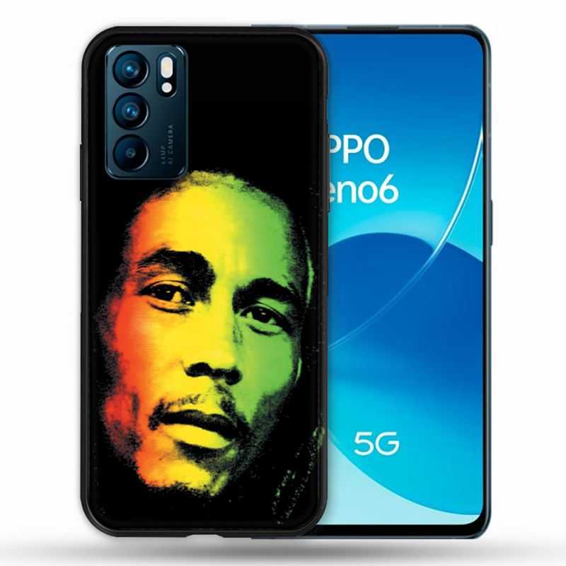 Coque Pour Oppo Reno 6 Musique Bob Marley 2