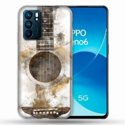 Coque Pour Oppo Reno 6 Musique Guitare Tag