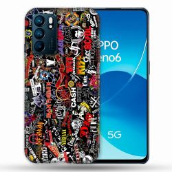 Coque Pour Oppo Reno 6 Musique Rock Groupe