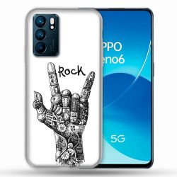 Coque Pour Oppo Reno 6 Musique Rock Main