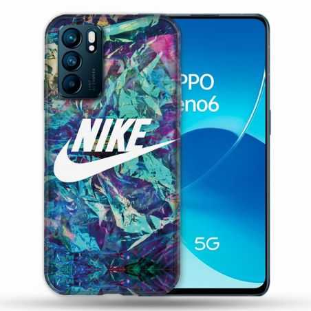 Coque Pour Oppo Reno 6 Nike Turquoise