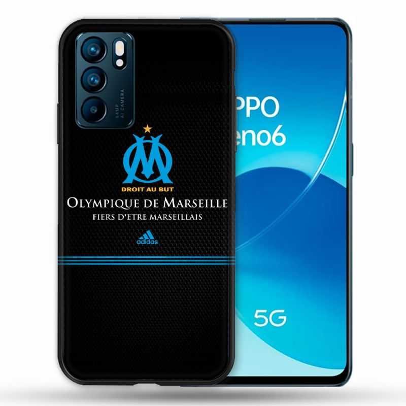 Coque Pour Oppo Reno 6 Olympique Marseille OM Fier etre Marseillais