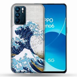 Coque Pour Oppo Reno 6 Peinture La Grande Vague