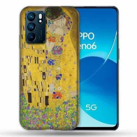 Coque Pour Oppo Reno 6 Peinture Le Baiser