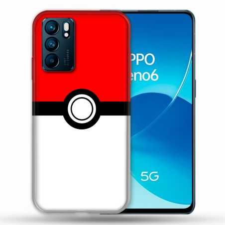 Coque Pour Oppo Reno 6 Pokemon Pokeball