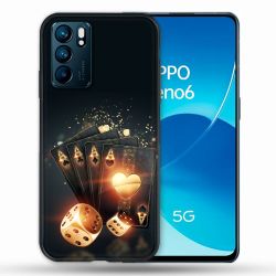 Coque Pour Oppo Reno 6 Poker Des