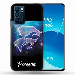 Coque Pour Oppo Reno 6 Signe Zodiaque 2 Poisson
