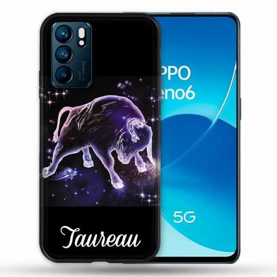 Coque Pour Oppo Reno 6 Signe Zodiaque 2 Taureau