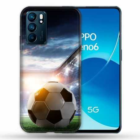 Coque Pour Oppo Reno 6 Sport Football Stade