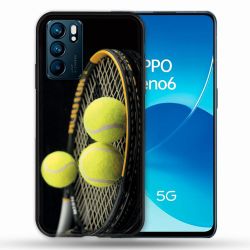 Coque Pour Oppo Reno 6 Sport Tennis Balls