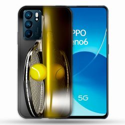 Coque Pour Oppo Reno 6 Sport Tennis Reflet