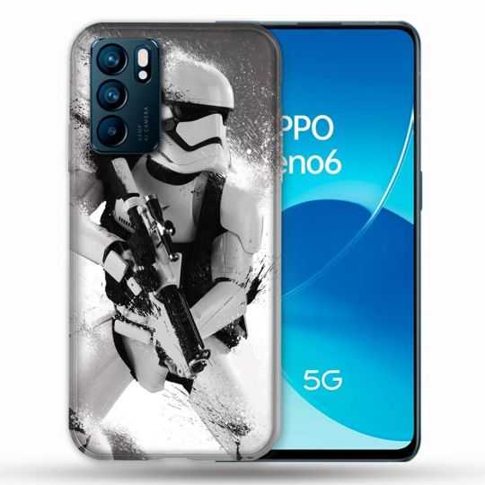 Coque Pour Oppo Reno 6 Star Wars - Trooper
