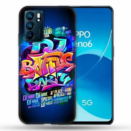 Coque Pour Oppo Reno 6 Street Art Rap