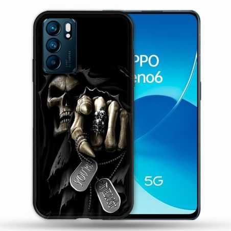 Coque Pour Oppo Reno 6 Tete de Mort Your Next