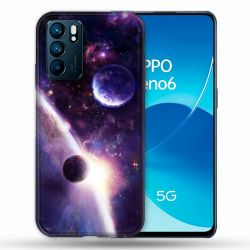 Coque Pour Oppo Reno 6 Univers Planete Stellaire