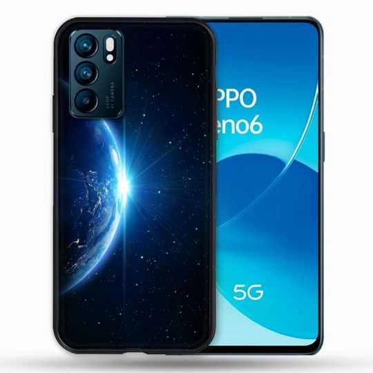 Coque Pour Oppo Reno 6 Univers Planete Terre