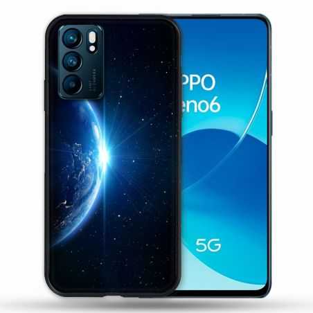 Coque Pour Oppo Reno 6 Univers Planete Terre