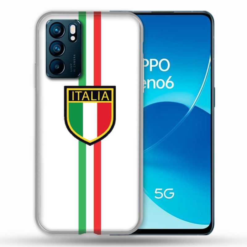 Coque Pour Oppo Reno 6 Voyage Italie 3 Blanc