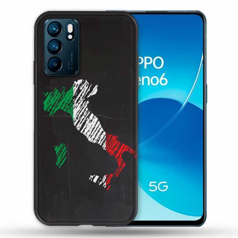 Coque Pour Oppo Reno 6 Voyage Italie Botte