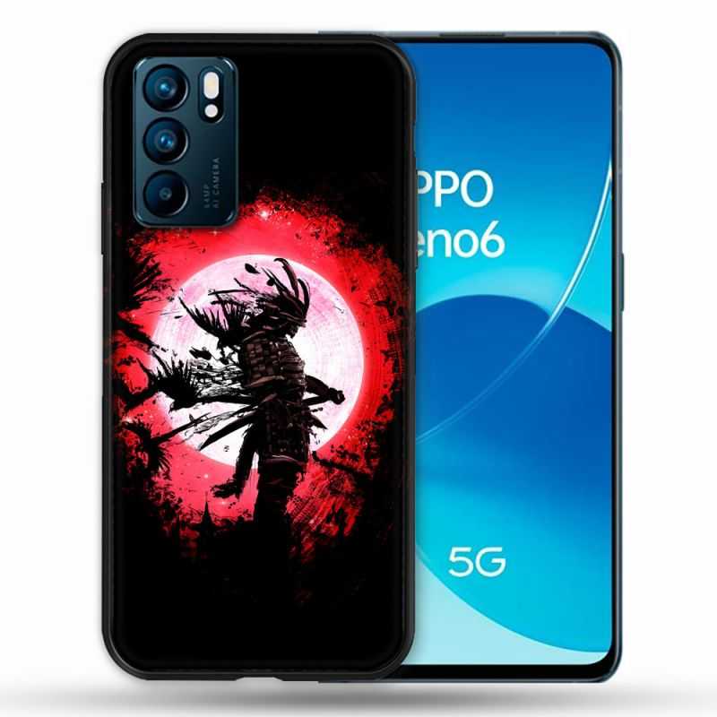 Coque Pour Oppo Reno 6 Voyage Japon Samourai
