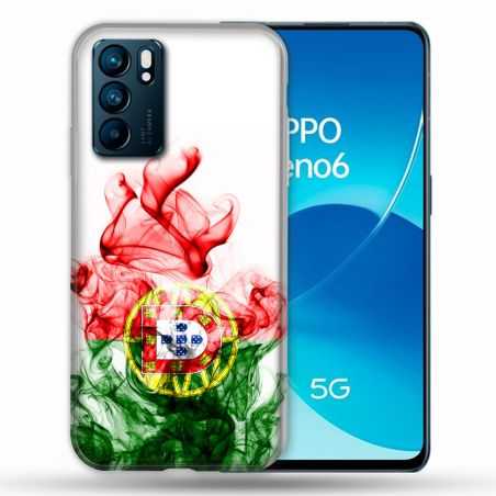 Coque Pour Oppo Reno 6 Voyage Portugal Flamme