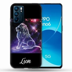 Coque Pour Oppo Reno 6 Signe Zodiaque 2 Lion