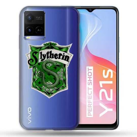 Coque Transparente Pour Vivo Y21 / Y21S / Y33S Harry Potter Slytherin
