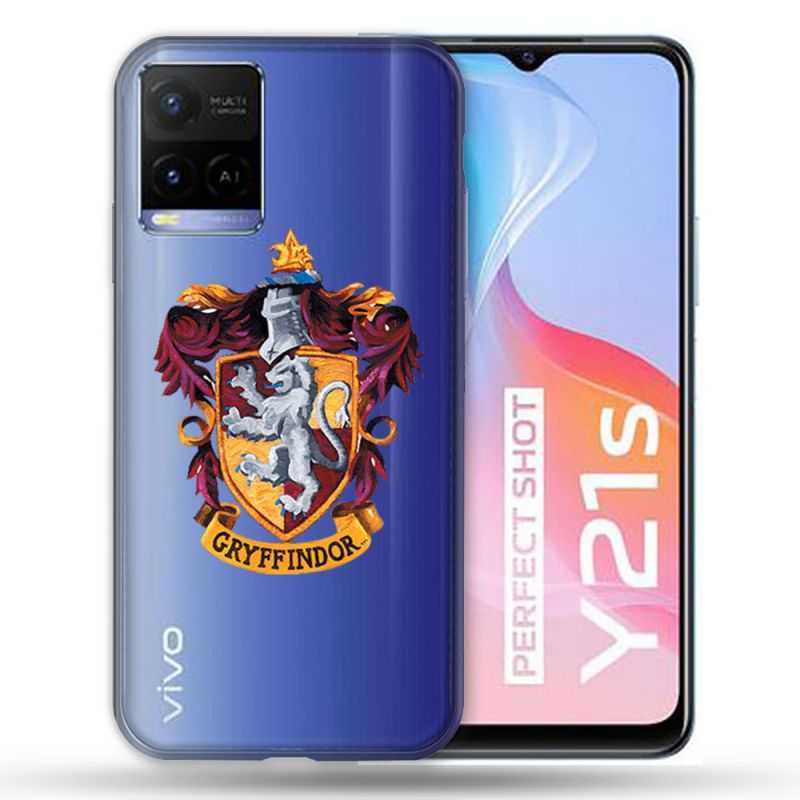 Coque Transparente Pour Vivo Y21 / Y21S / Y33S Harry Potter Griffindor