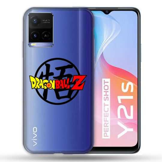 Coque Transparente Pour Vivo Y21 / Y21S / Y33S Dragon Ball Logo
