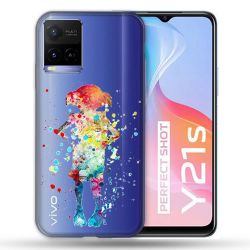 Coque Transparente Pour Vivo Y21 / Y21S / Y33S Dobby Colore
