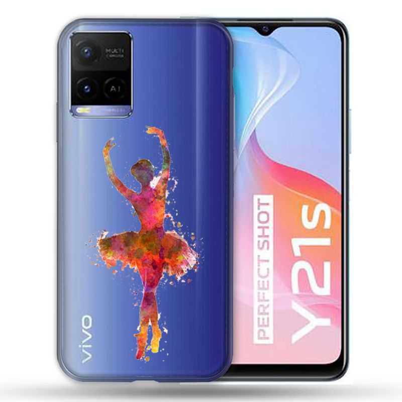 Coque Transparente Pour Vivo Y21 / Y21S / Y33S Danseuse etoile