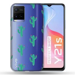 Coque Transparente Pour Vivo Y21 / Y21S / Y33S Cactus