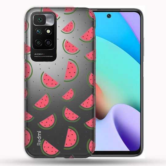 Coque Transparente Pour Xiaomi Redmi 10 Pasteque