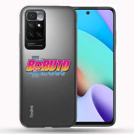 Coque Transparente Pour Xiaomi Redmi 10 Boruto Logo