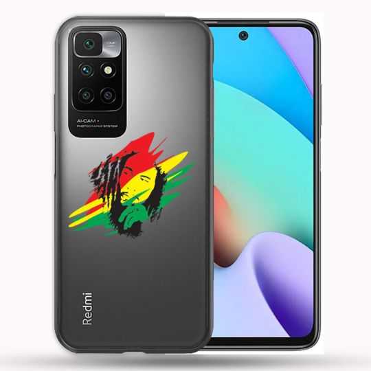Coque Transparente Pour Xiaomi Redmi 10 Bob Marley Graf