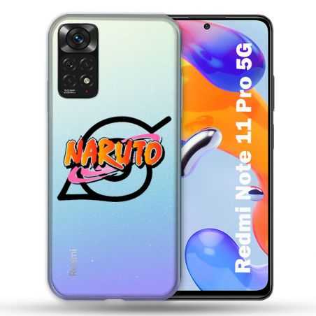 Coque Transparente Pour Xiaomi Redmi Note 11 / 11S Naruto Logo
