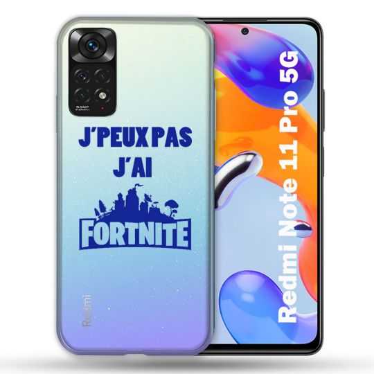 Coque Transparente Pour Xiaomi Redmi Note 11 / 11S Jpeux pas jai Fortnite