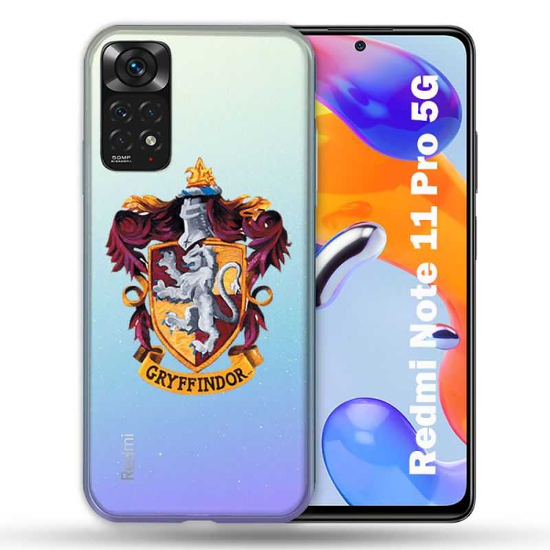 Coque Transparente Pour Xiaomi Redmi Note 11 / 11S Harry Potter Griffindor