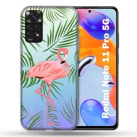 Coque Transparente Pour Xiaomi Redmi Note 11 / 11S Famant Rose