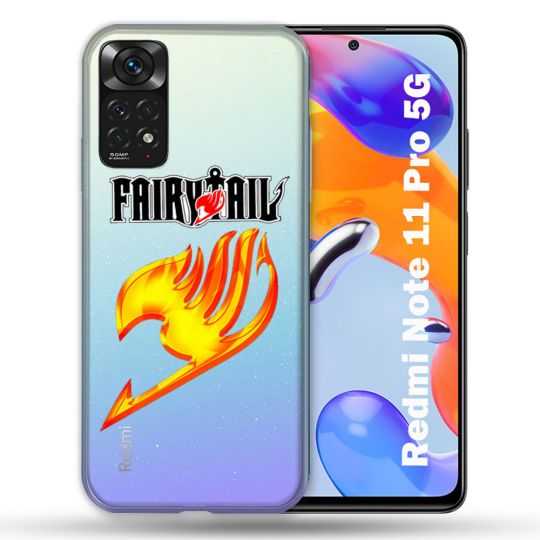 Coque Transparente Pour Xiaomi Redmi Note 11 / 11S Fairy Tail