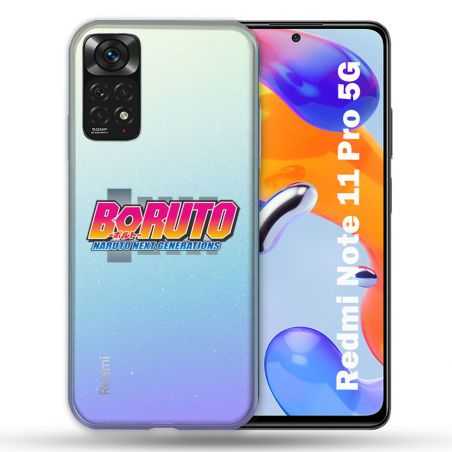 Coque Transparente Pour Xiaomi Redmi Note 11 / 11S Boruto Logo