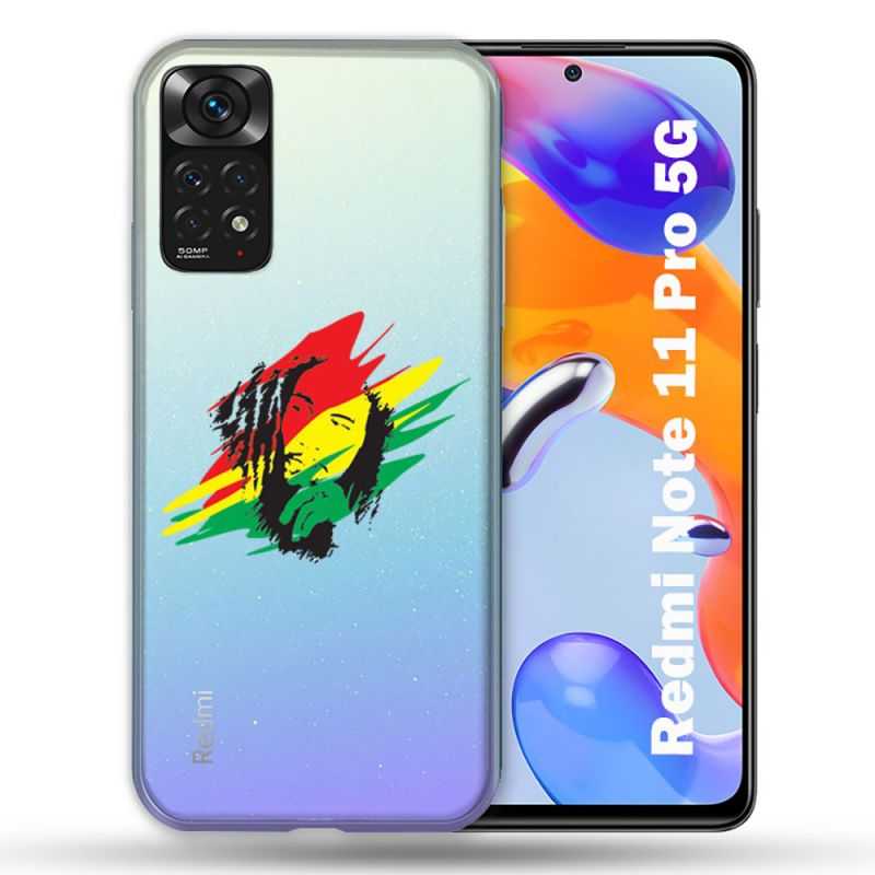 Coque Transparente Pour Xiaomi Redmi Note 11 / 11S Bob Marley Graf